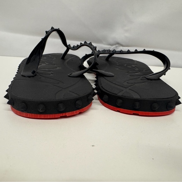 Super Loubi Flip-Christian Louboutin Flip-Flops, Rubber, Women’s size 41, Black - Picture 4 of 16